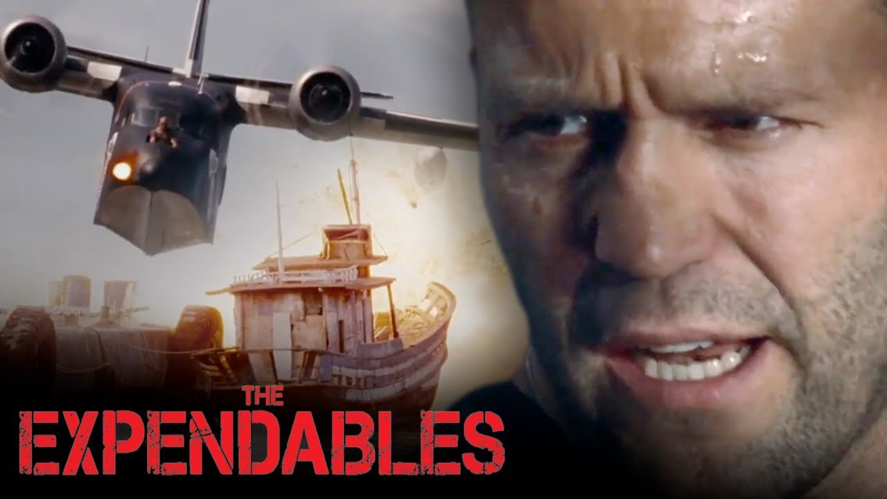 'Plane Escape & Payback' Scene | The Expendables