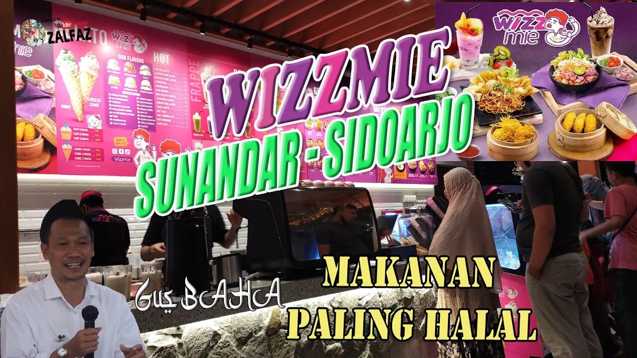 GUS BAHA makanan paling halal review WIZZMIE Sunandar Sidoarjo