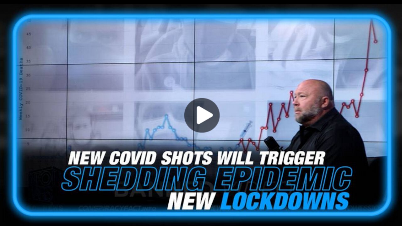 Alex Jones Prediction: New COVID Shots will Trigger Shedding Epidemic/New Lockdowns