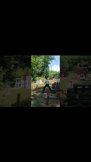 One two drill #slowpoke #oldshooters #america #shortsvideo #range