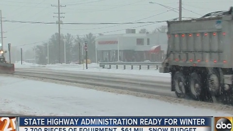 Maryland State Highway Administration is ready for winter