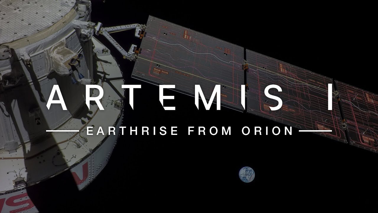 Earth Rise as Seen from Ori.on Spacecraft