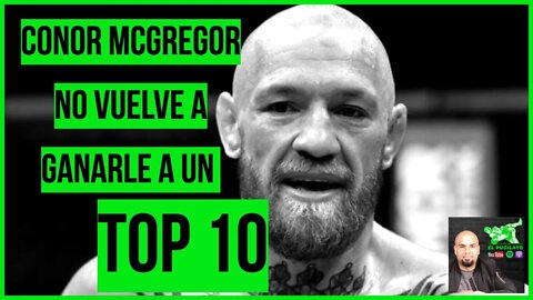 Conor McGregor no puede competir con los mejores