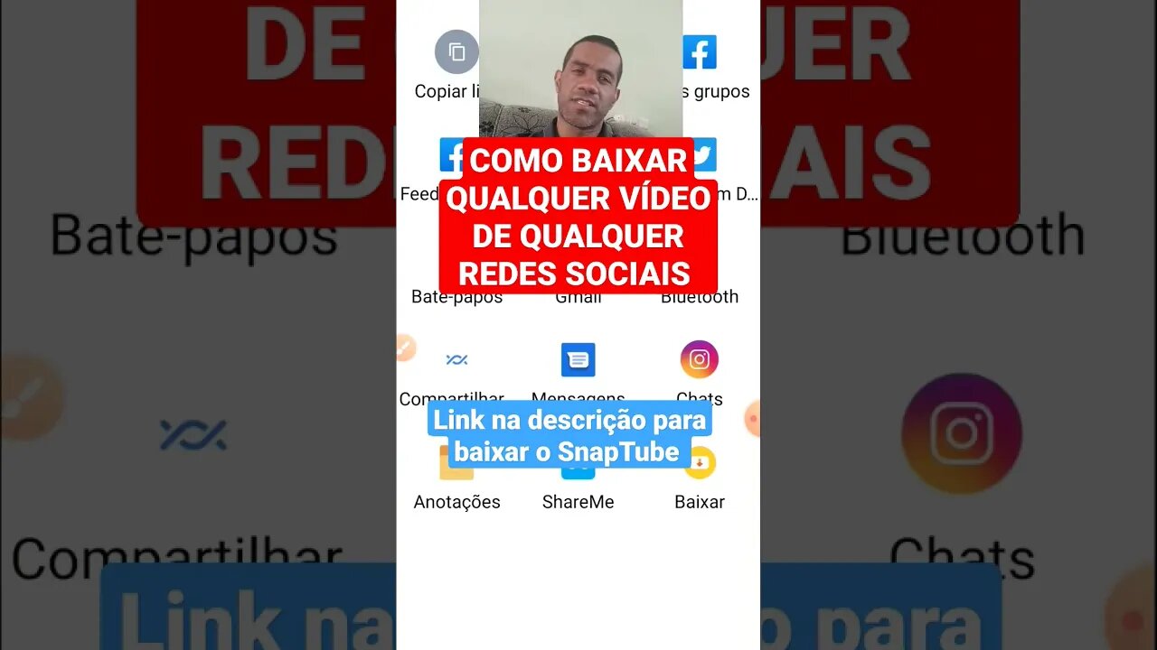 COMO BAIXAR QUALQUER VÍDEO DE QUALQUER REDES SOCIAIS