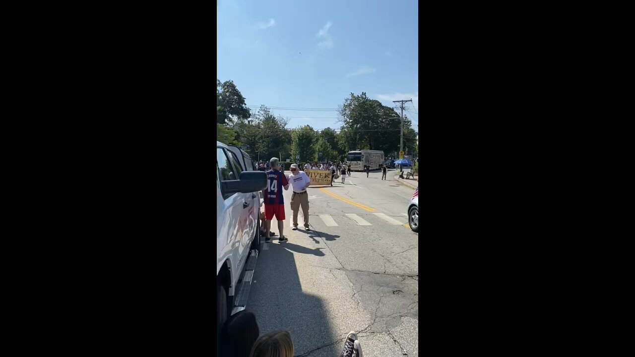 The Ramaswamys Campaign in Milford NH Labor Day Parade