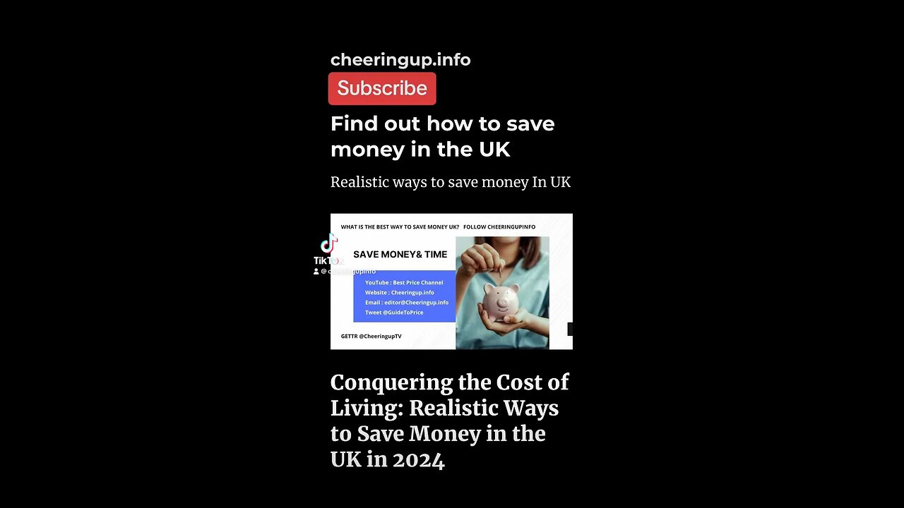 Conquering the Cost of Living: Realistic Ways to Save Money in the UK in 2024