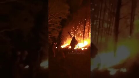 Ukrainian Firefighters Battling Blazes #shorts #war #army #fire