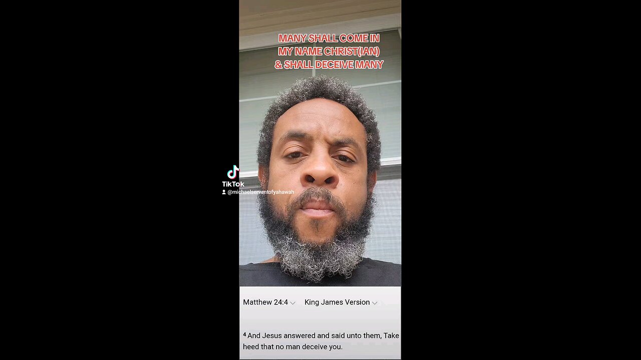 MANY SHALL COME IN THE NAME OF CHRIST(IAN) & DECEIVE MANY