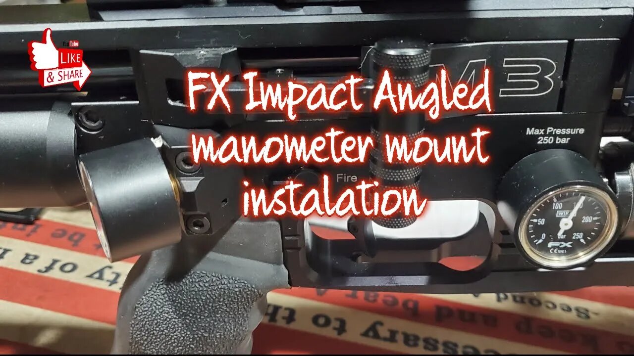 FX M3 Angled Manometer mount installation