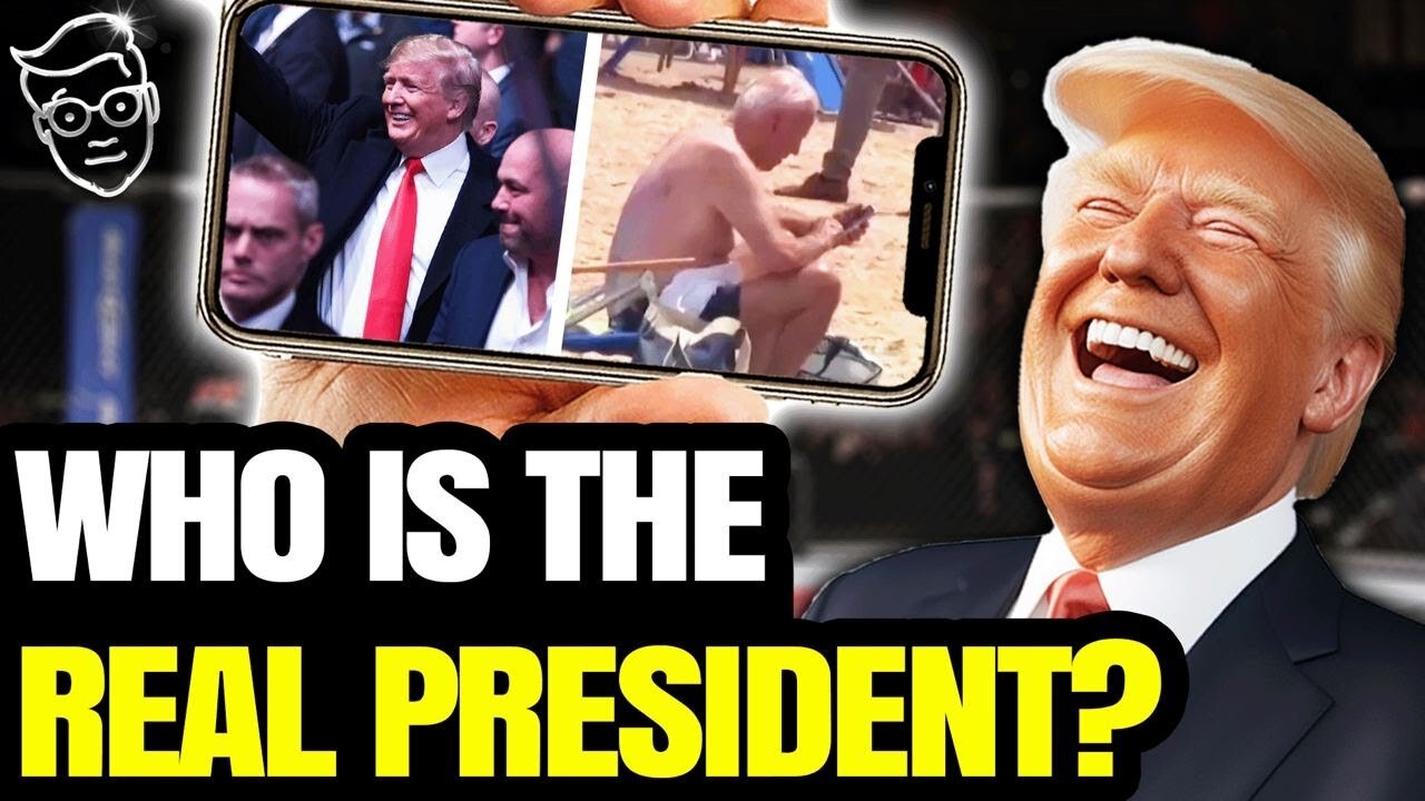 Who Is The President?! Trump Welcomed At UFC Like A Conquering HERO As Broke Biden BURNS On Beach