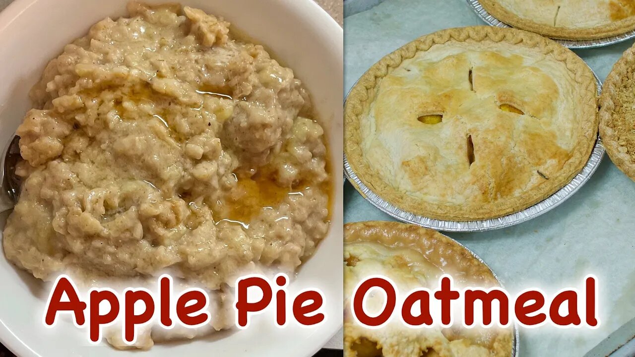 Apple Pie Oatmeal Recipe in 4k UHD