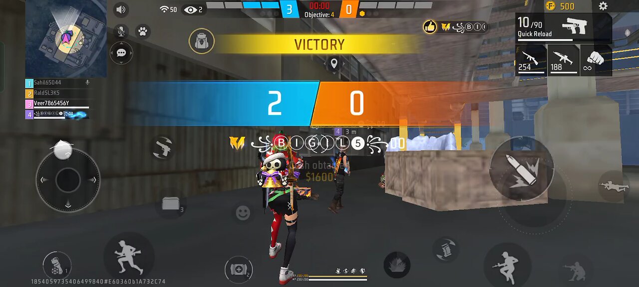 Cs Rank Free fire India game Play ll victory