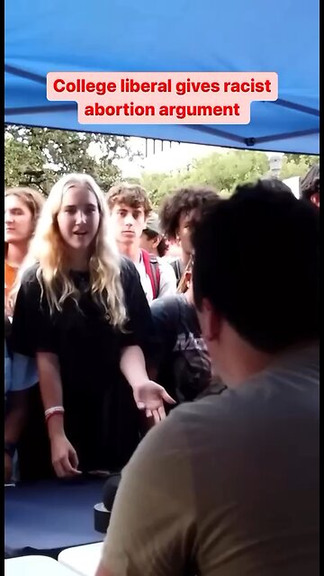 When everyone listening realizes this white liberal girl is racist