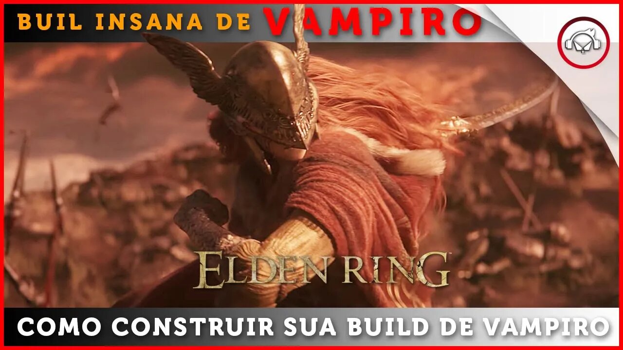 Elden Ring, Boss Fight, Como construir esta build insana de vampiro | super dica PT-BR