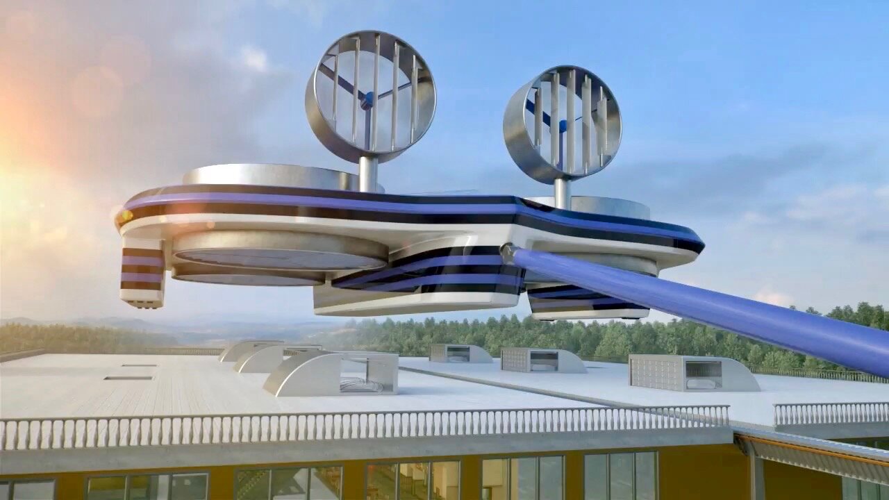 Awesome Monorail Hovercraft Concept - Great Animation