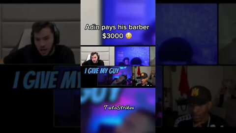 "$3k for a lame haircut????" | adin ross stream highlight