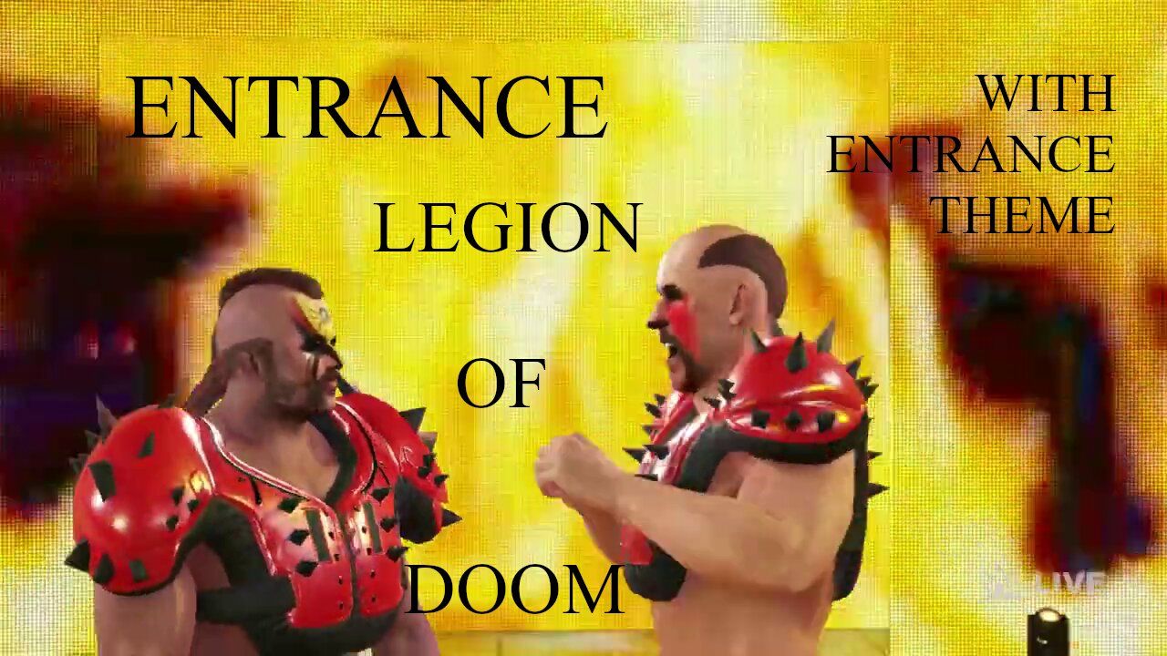 WWE 2K23 Custom Entrance Road Warriors/Legion of Doom Custom Music and Titantron