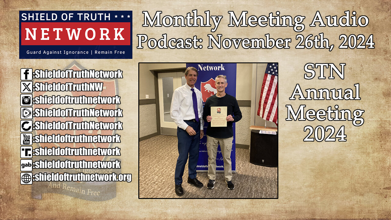 Monthly Meeting Audio Podcast: November 26th 2024 - Annual Meeting