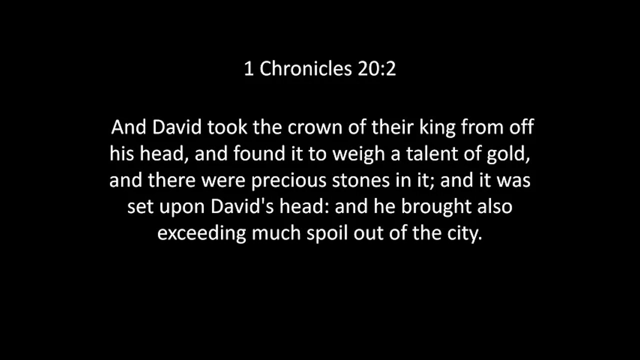 1st Chronicles Chapter 20