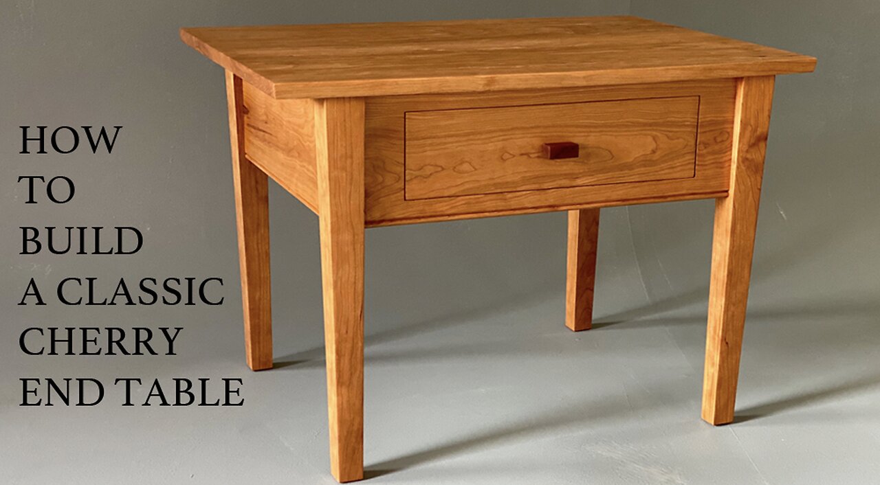 Build This Cherry End Table - Game Table - Woodworking Plans Available