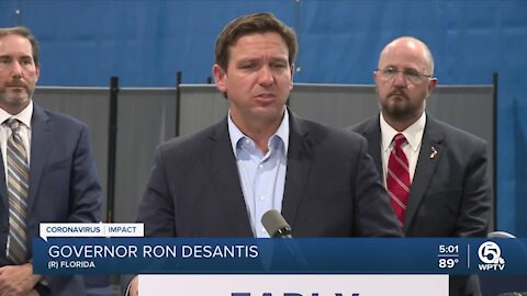 Gov. DeSantis announces new monoclonal antibody treatment site in Palm Beach County