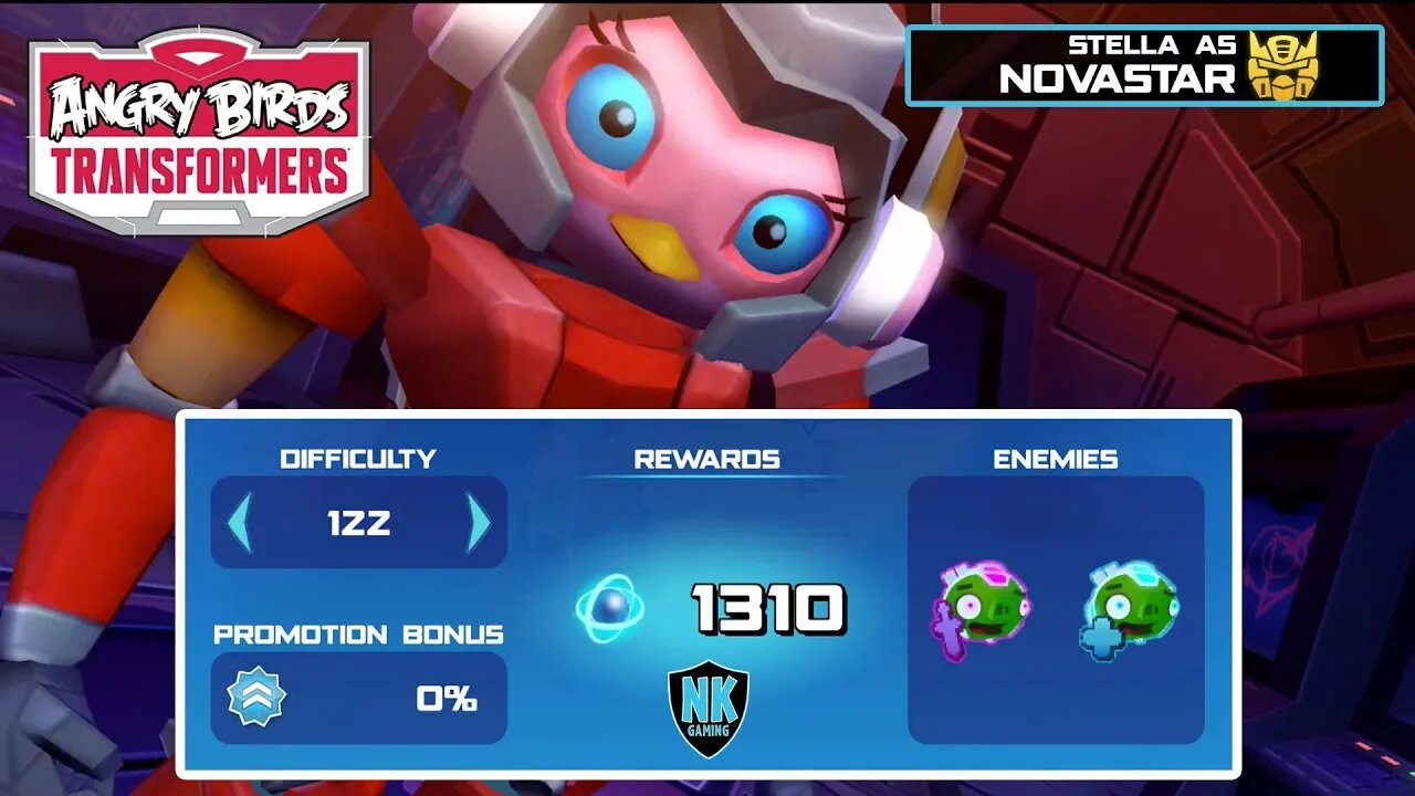 Angry Birds Transformers - Spark Run Series - Level 122 - Featuring Novastar