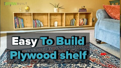 Easy To Build Plywood Shelves Pt. 1| Easy Do It Yourself Project