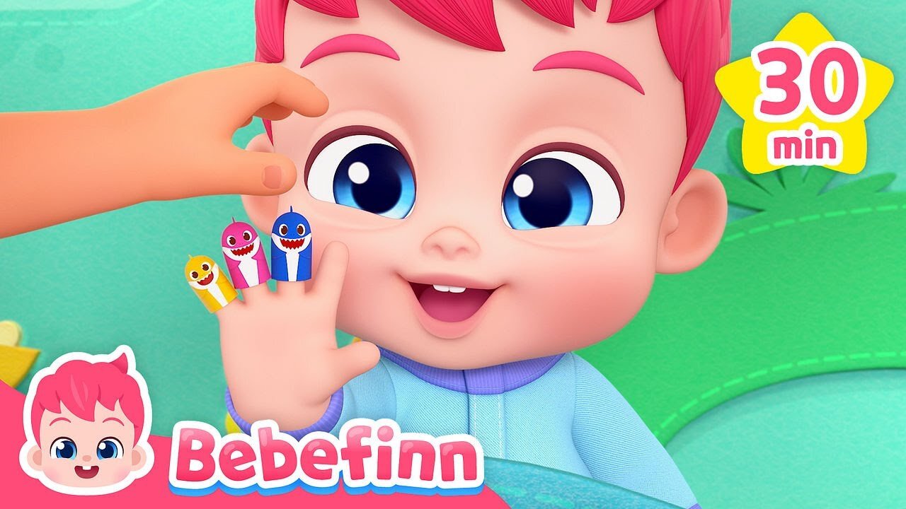 Shark Finger Family, Good Morning Song +More New Episodes | Bebefinn Best Nursery Rhymes