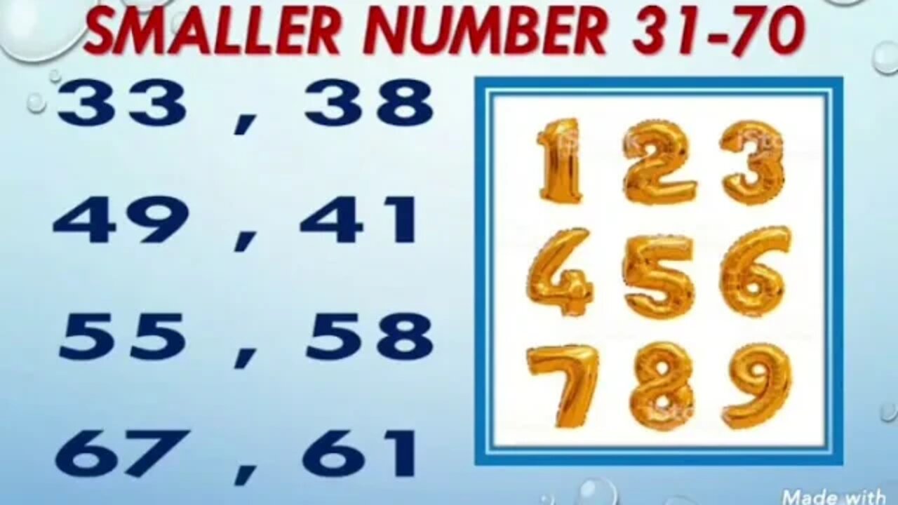 Prep Maths 8smaller numbers 31 70 part 2