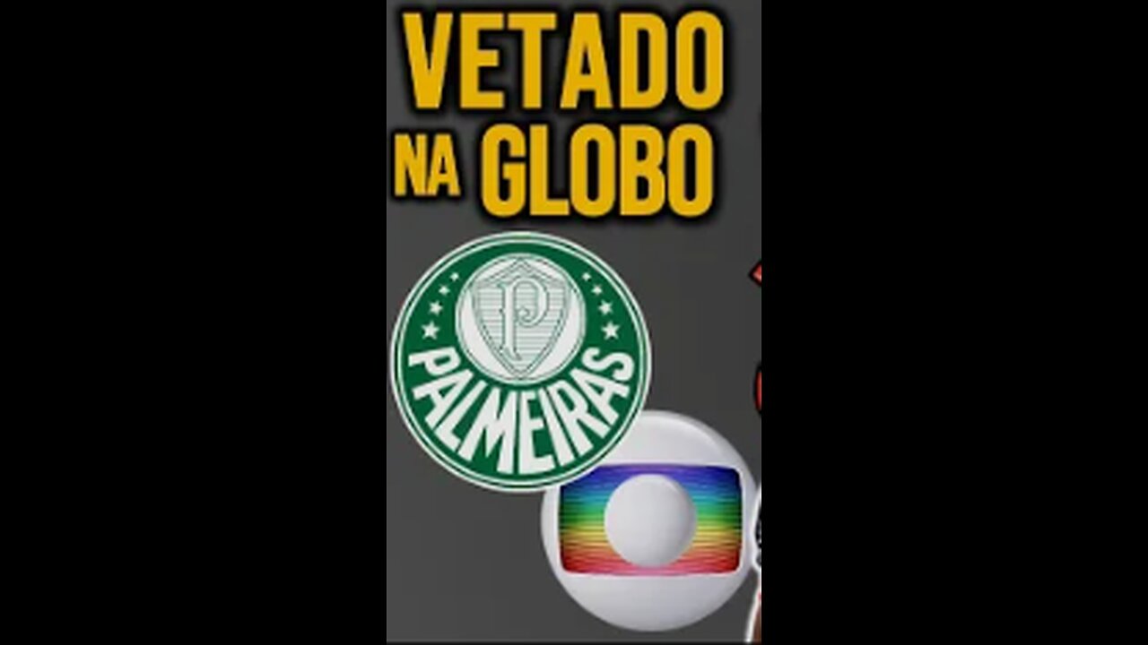 GLOBO veta Palmeiras! Tenta forçar torcedores a ir para o premiere.