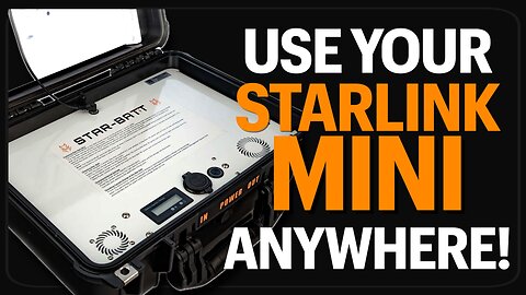 Star-Batt High Capacity Portable Battery Case For Starlink Mini