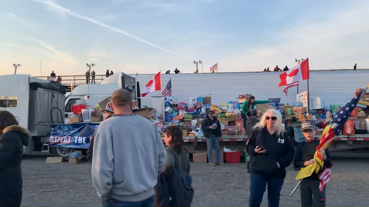 Trucker Convoy In Maryland