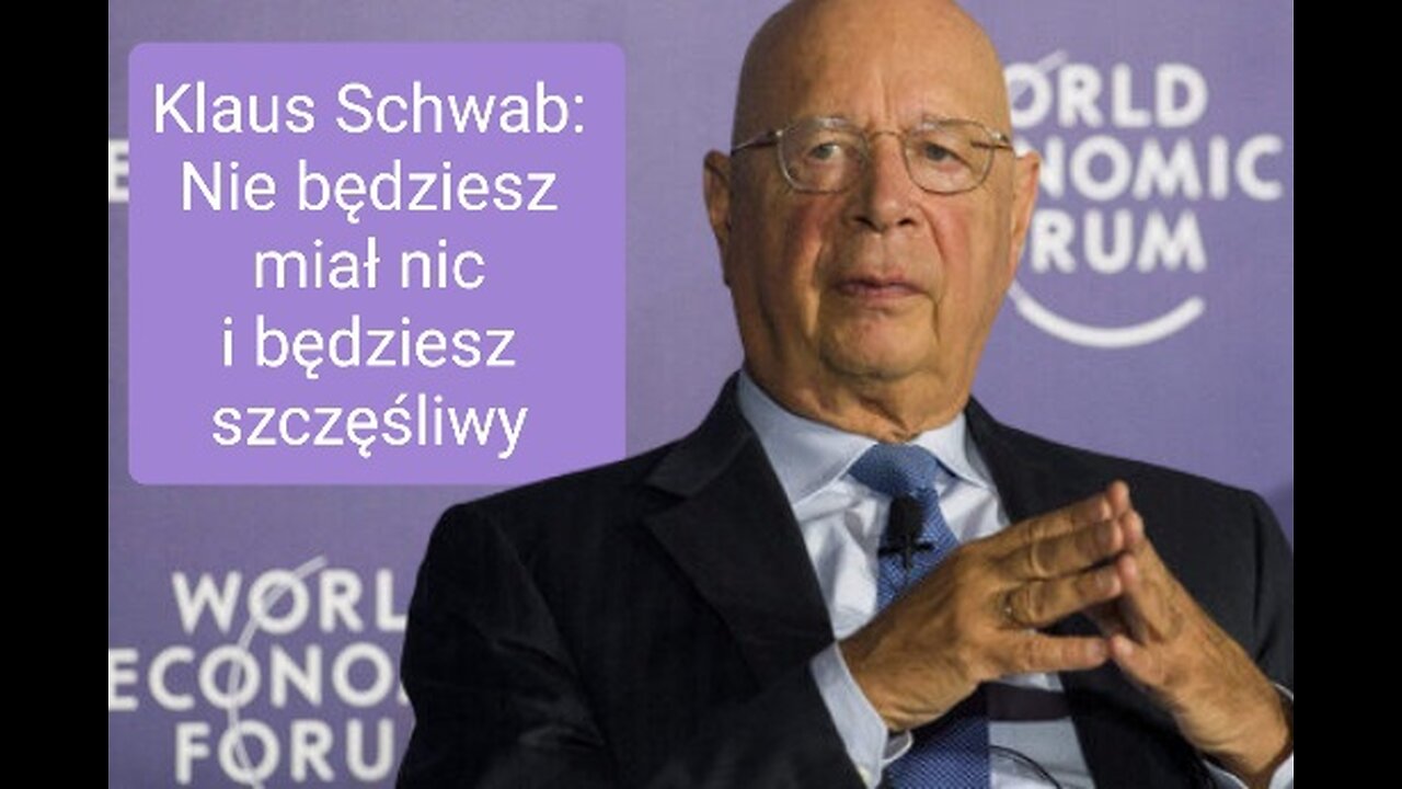 Wiekopomne dzieło Schwaba barda i piewcy nowego światowego porządku