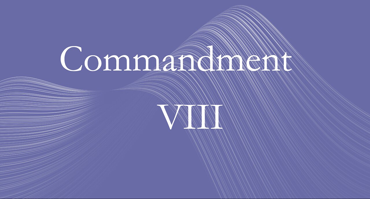 Eighth Commandment