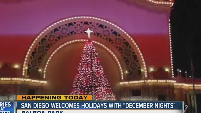 San Diego welcomes holidays with 'December Nights' at Balboa Park