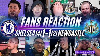 PREMIER LEAGUE FANS REACTION TO CHELSEA (4)1-1(2) NEWCASTLE | CARABAP CUP