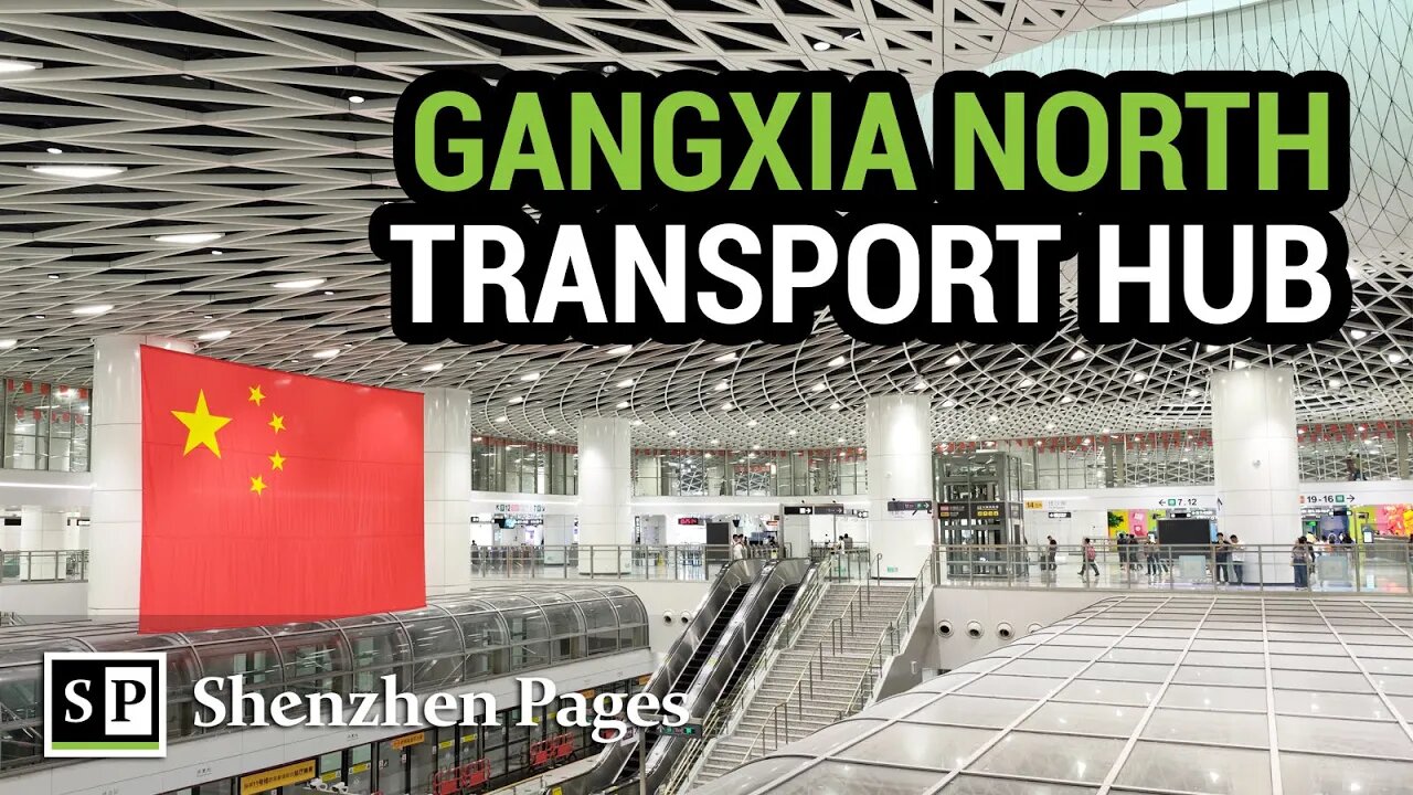 A Futuristic Masterpiece of Engineering & Architecture in Shenzhen: The Gangxia North Transport Hub