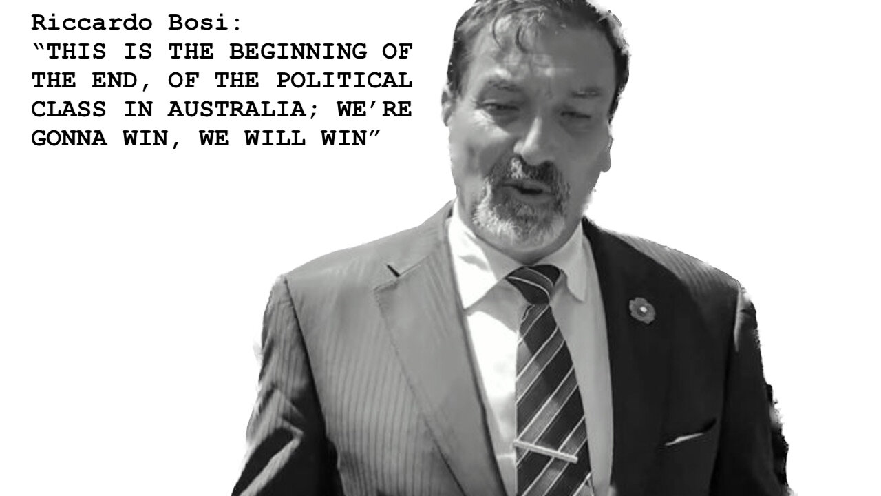 RICCARDO BOSI 2020 QLD ELECTION FAIL "We're Gonna Win..."