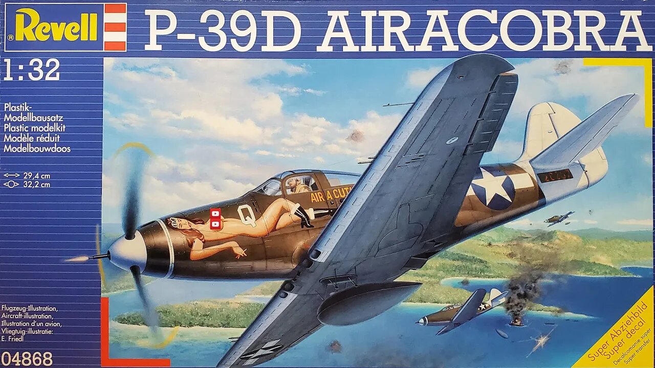 1/32 Revell P-39D Airacobra Review/Preview