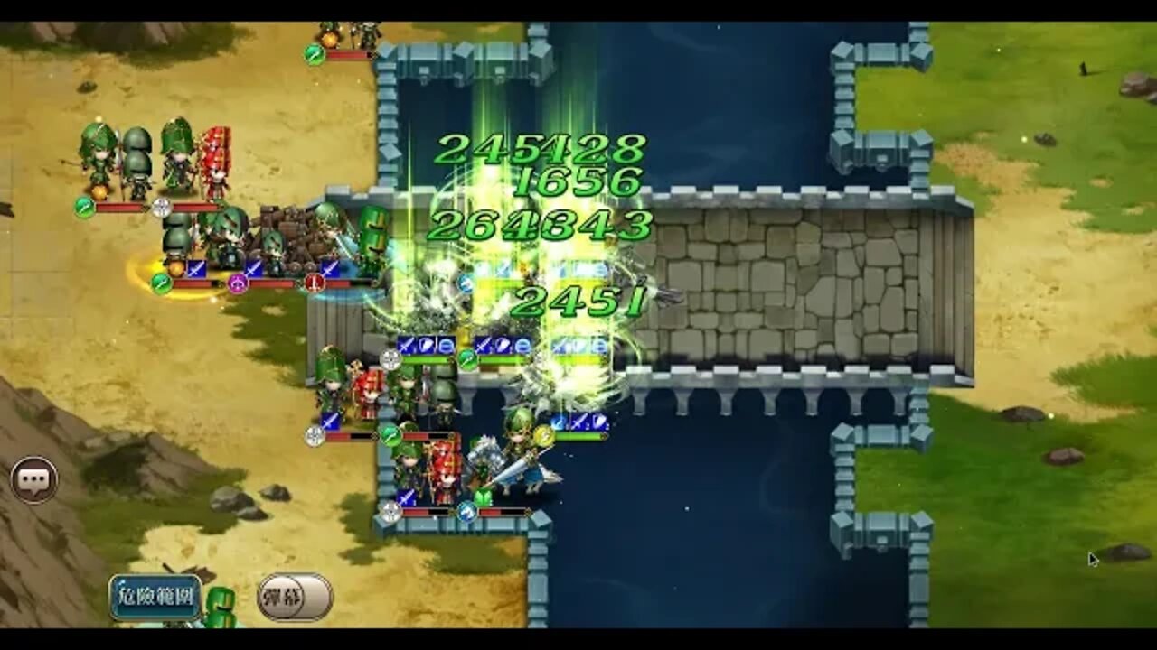 夢幻模擬戰 時空裂縫 12-4 兩個人。。。 (精英模式)