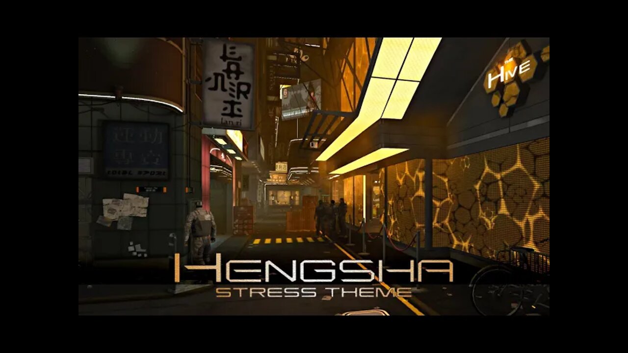 Deus Ex: Human Revolution - Lower Hengsha [Ambient+Stress] (1 Hour of Music)