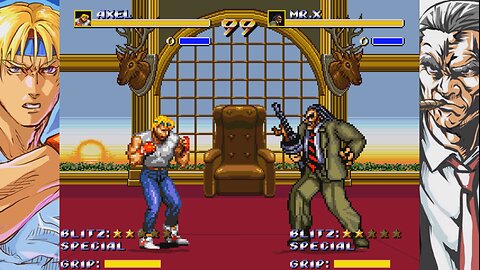 [MUGEN LIFEBAR] Streets of Rage 3 - Axel x Mr. X
