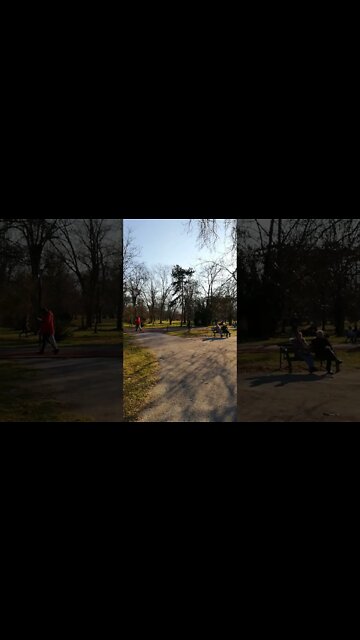 New Year 2.1.2022 Skopje Macedonia city park