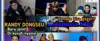 RANDY DONGSEU BERNYANYI DI HADAPAN YOUTUBER ! OME TV SINGING REACTION