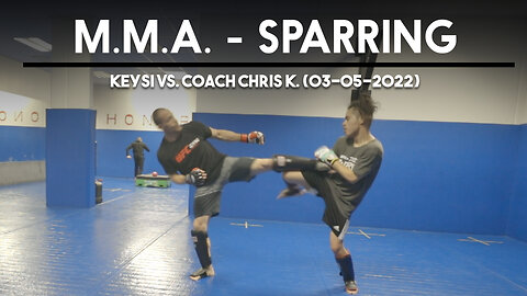 MMA Sparring [Keysi vs. Coach Chris K.] | Circadian MMA (03-05-2022)