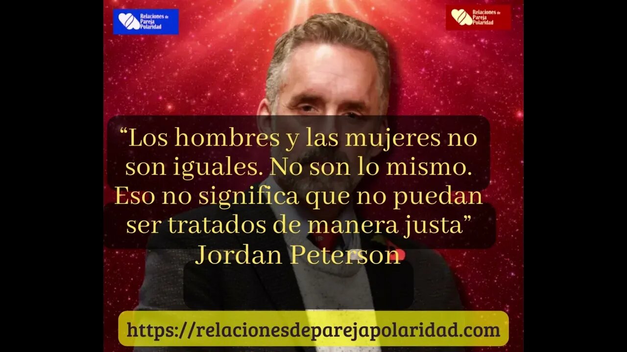 Jordan Peterson - Los hombres y mujeres no somos iguales