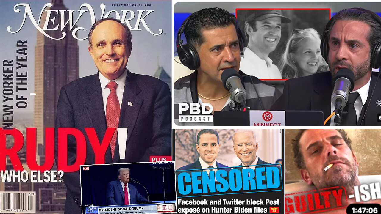 Mayor Rudy Giuliani | Biden Family Values + "Just Announced They Withdrew Their Lawsuit (the Laptop from Hell Lawsuit) Against the Greatest Mayor In History of NY City, On the Basis That Everything He (Rudy) Said Was True.”