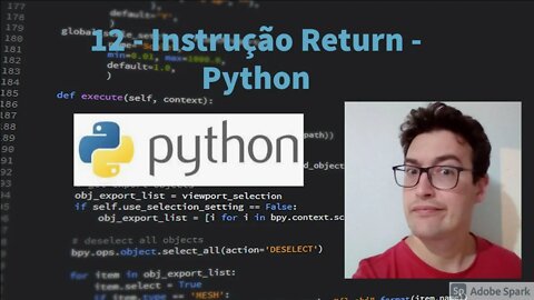 Aula 12 - Instrução Return - Python