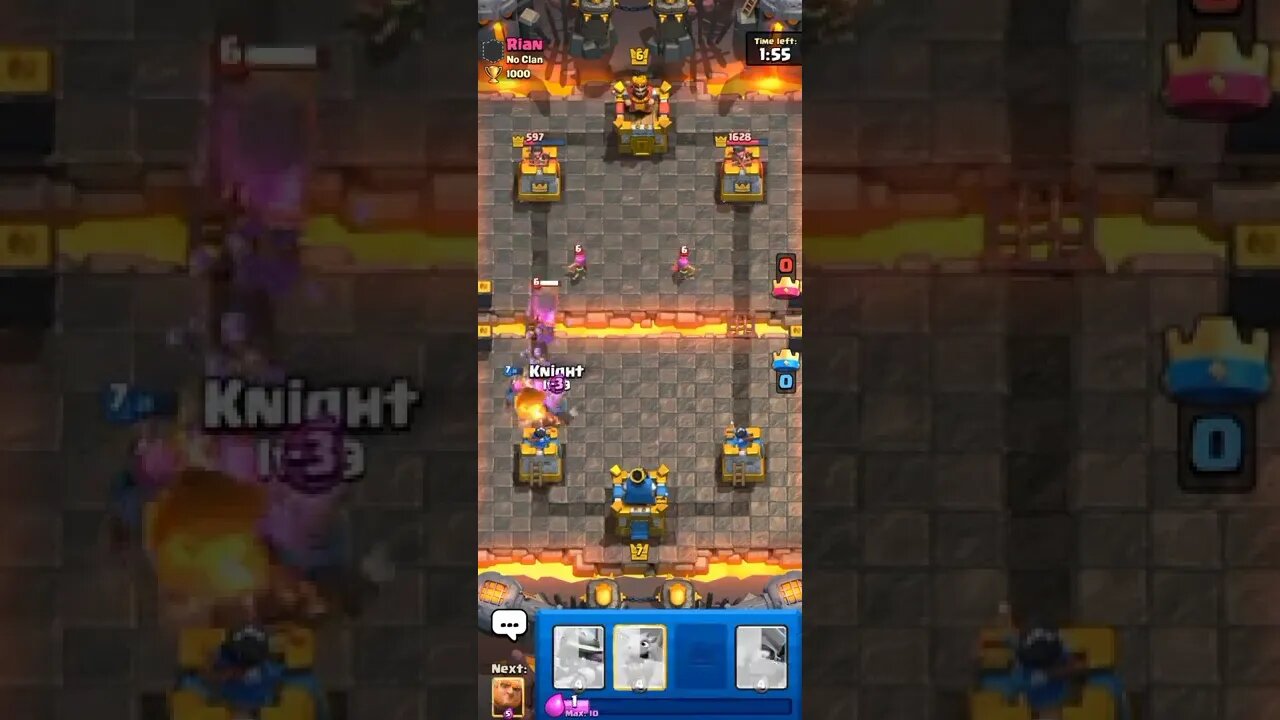 vs Rian - Clash Royale #shorts