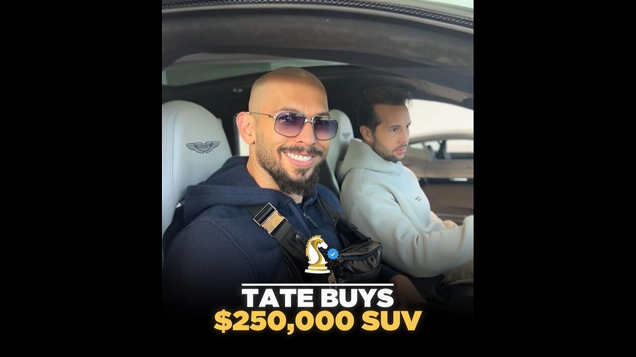 Tate buys a $250,000 SUV